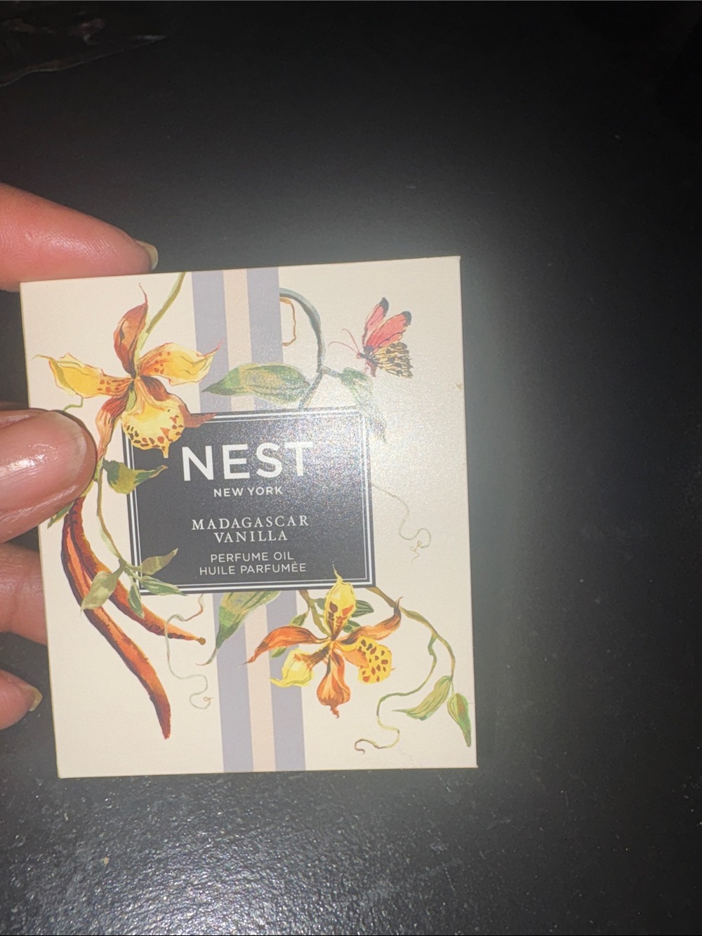 NEST Fragrances Madagascar Vanilla Perfume Oil - Cream, Yellow & Green